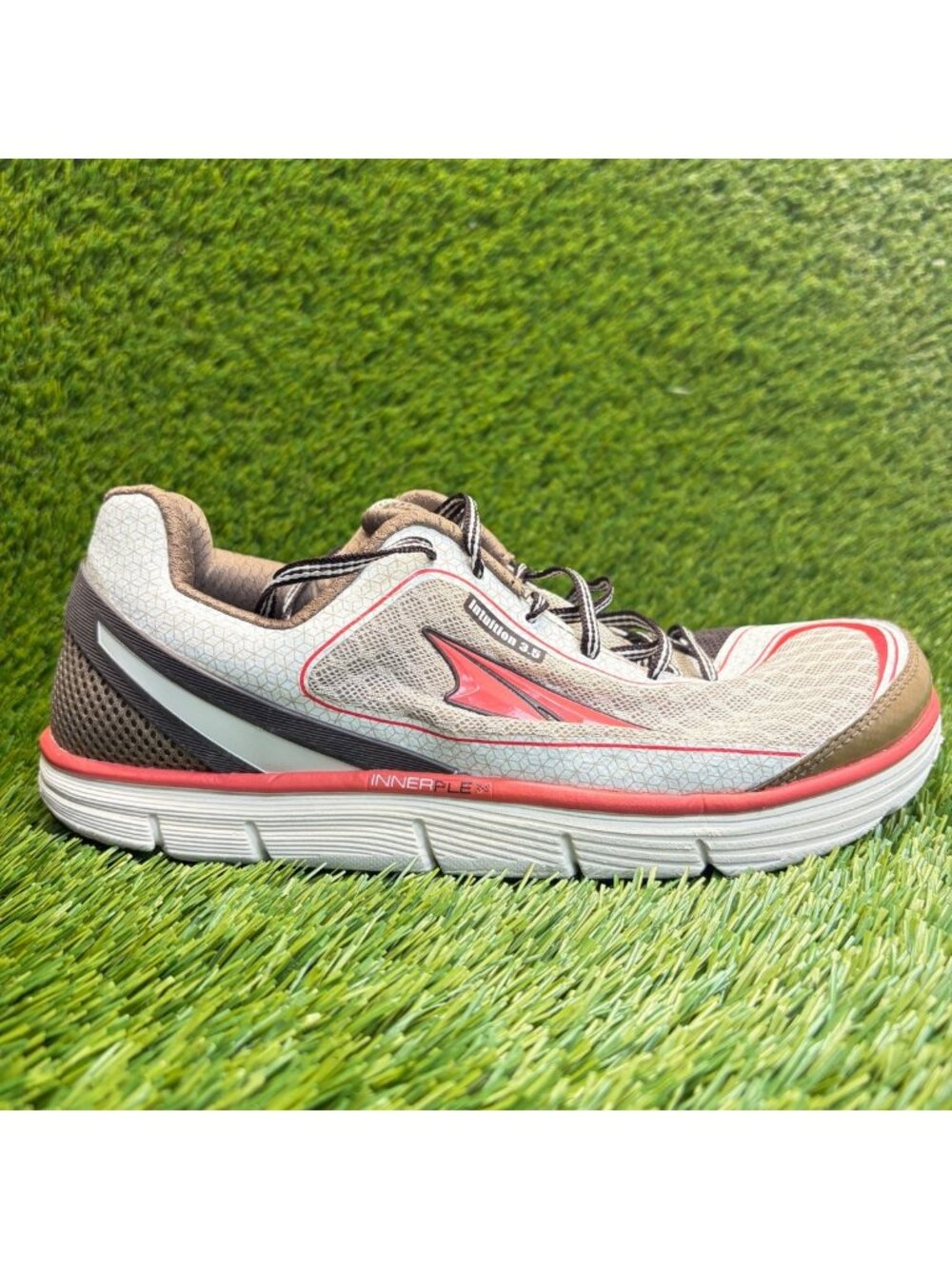 Altra Intuition 3.5 Womens Size 8.5 Gray Brown Red Road Running Shoes Sneakers